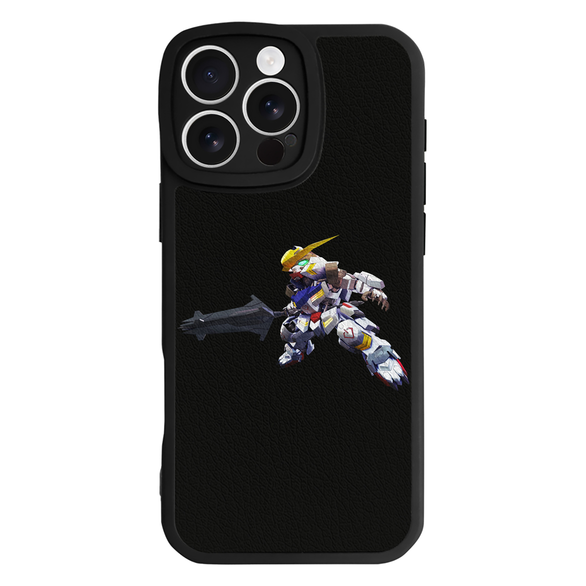 （画像用） 機動戦士ガンダム Mobile Suit Gundam 【iPhone 16シリーズ対応】シリコンスマホケース（レザー調） 材質：シリコン